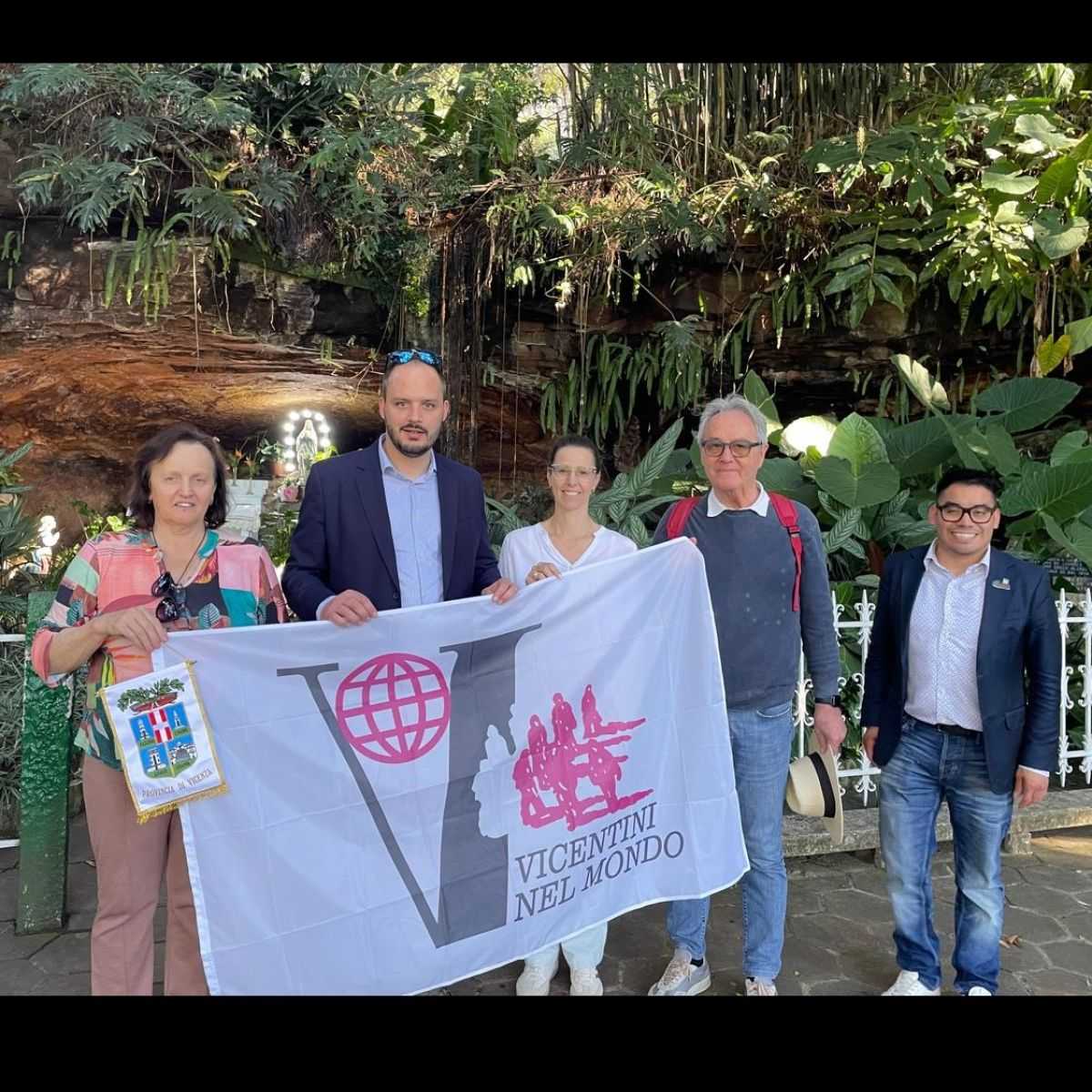 Foto de capa da notícia Comitiva italiana é recepcionada em Antônio Prado em celebração aos 150 anos da imigração italiana no RS