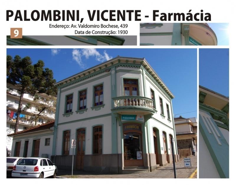 Foto de capa da Casa 09 - PALOMBINI, Vicente - Farmácia